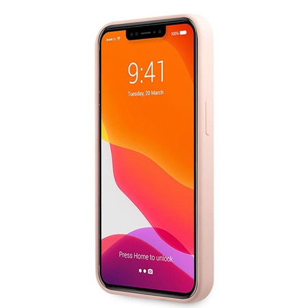 Karl Lagerfeld Silicone Ikonik Karl`s Head - Etui iPhone 13 Mini (różowy)